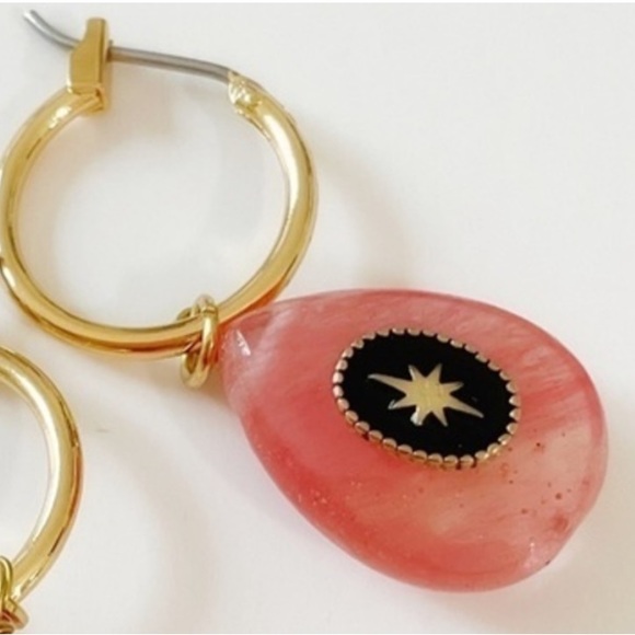 Pink Quartz Teardrop Earrings💗 - Picture 4 of 4